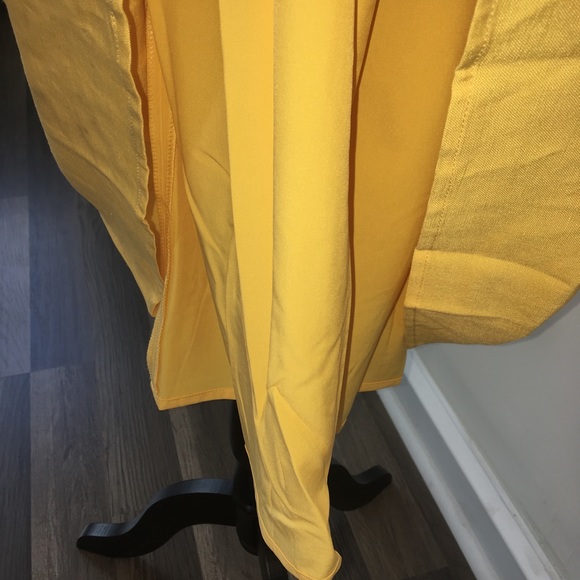 ANTONIO MELANI Yellow Sunshine Ruffle Midi Dress - Picture 7 of 8
